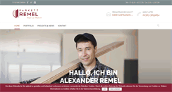 Desktop Screenshot of parkett-remel.de