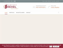 Tablet Screenshot of parkett-remel.de